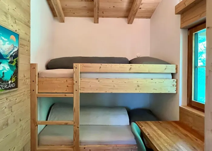 Chalet Spatz Loft With Sauna Kandersteg Oeschinen Lake